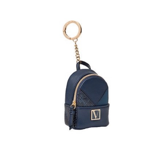 Victoria's Secret Handbags - NEW Victoria’s Secret Dark Blue Micro Bag Keychain Charm